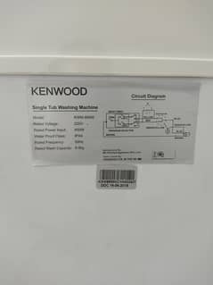 Kenwood new washing machine