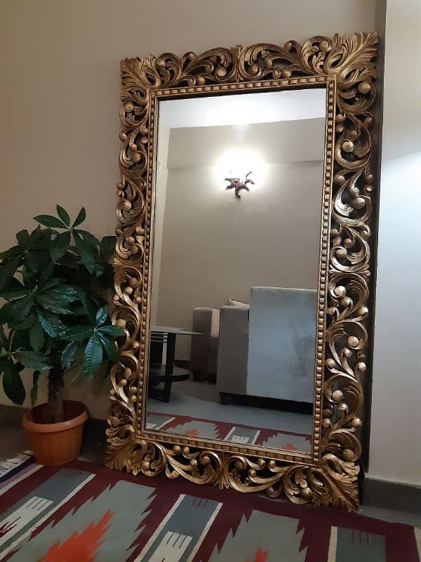 Brand New Pure Wood Frame Mirror. 0