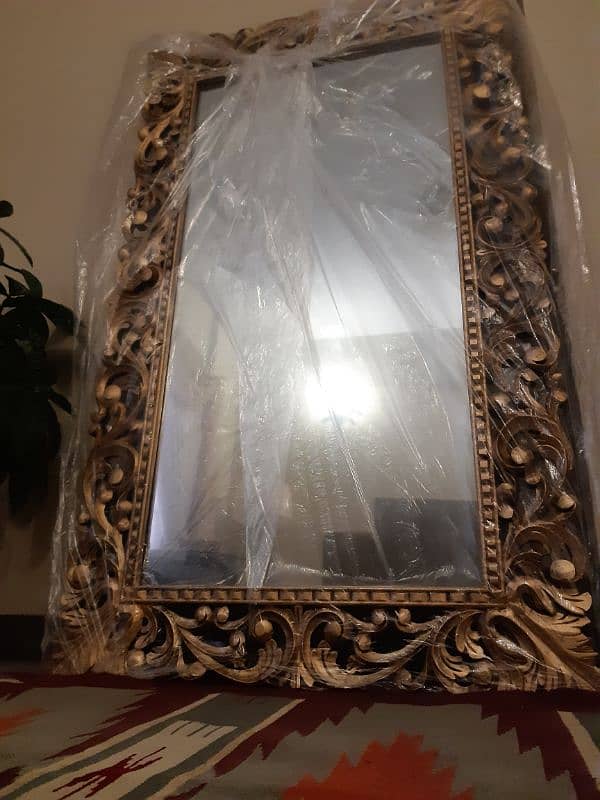 Brand New Pure Wood Frame Mirror. 1