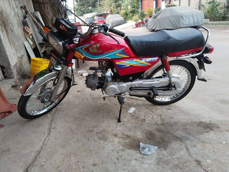 honda cd 70 2019 Karachi num 1st Owner 1