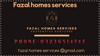 fazal home's services porvider male and female