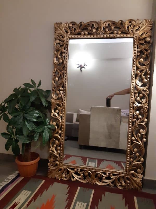 Pure Wood Frame Mirror- Brand NEW 3