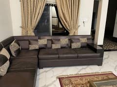 7 seater sofa with cushions