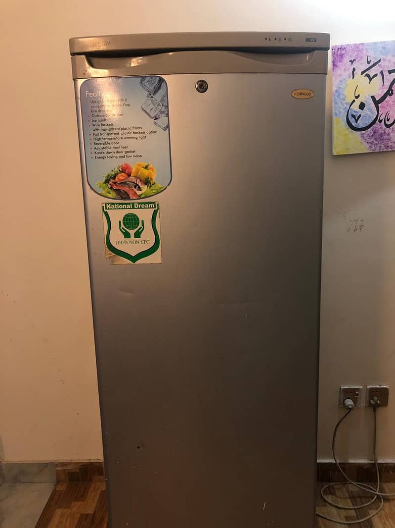 Kenwood upright freezer , model :KDF-222v 1