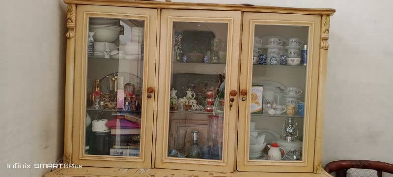 showcase and mirror pure lasani wooden 3