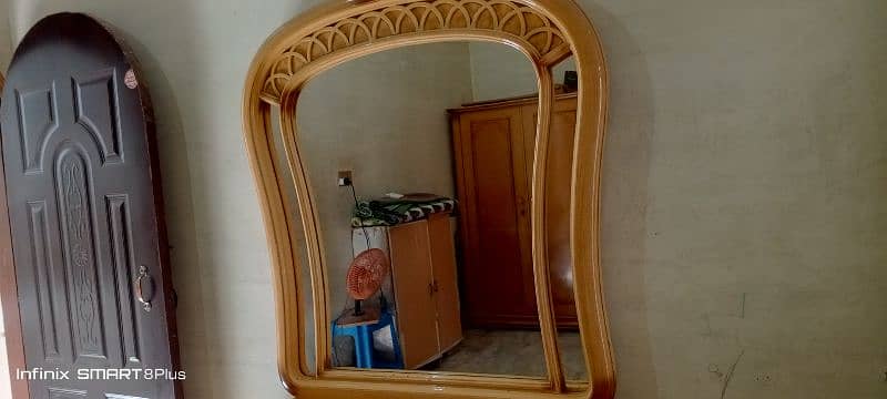 showcase and mirror pure lasani wooden 5