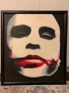 Hand Painted Joker - Oil on Canvas - US made