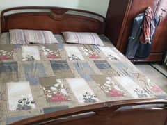 only bed King size wooden