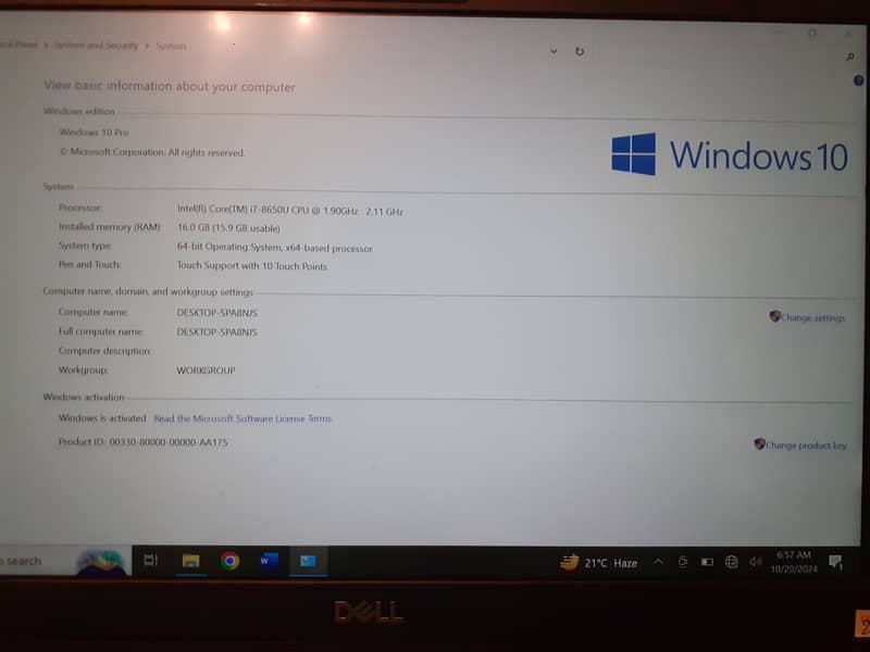 DELL Latitude 7390 i7 8th Generation for Sale 1