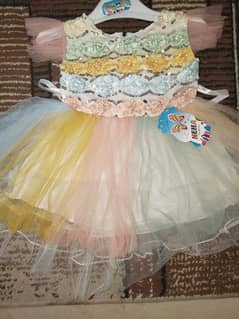 barbie rainbow frock