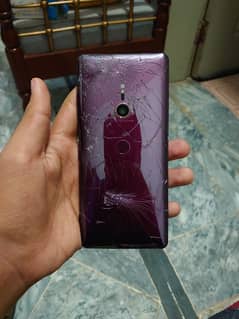 Sony xz3 PTA approved panel and back cracked working ok 03237345377