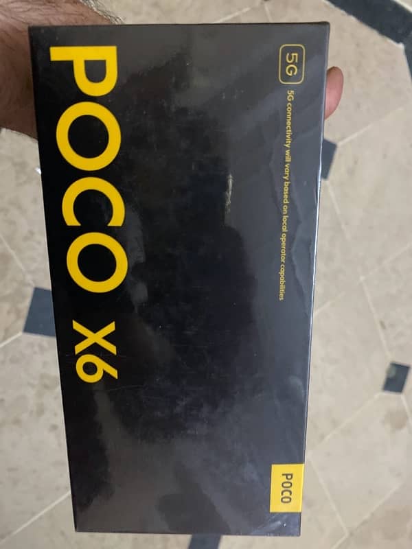 poco x6 12gb 512gb Box packed 2