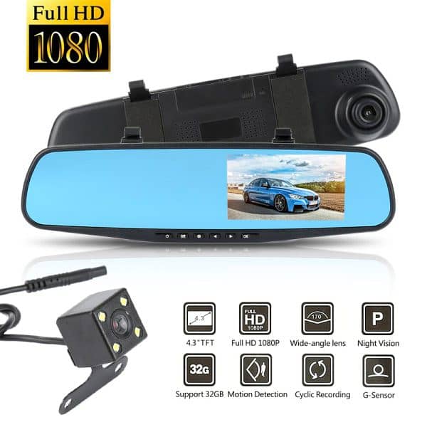 Full HD Dual Camera Dashcam 8