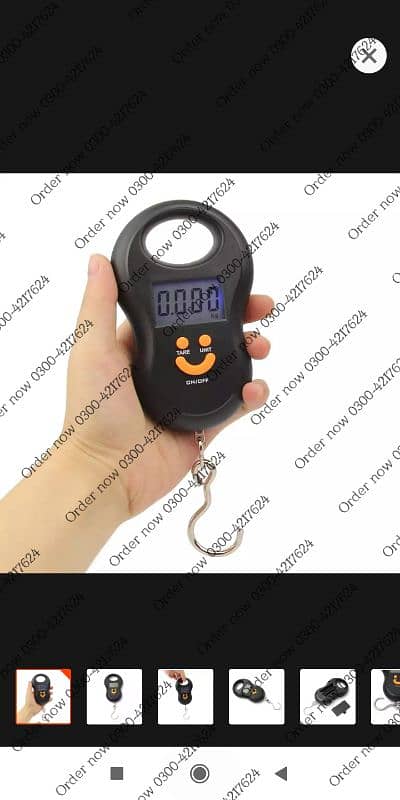 50Kg Travel Luggage Scale Portable Handheld Electronic Scale With 9