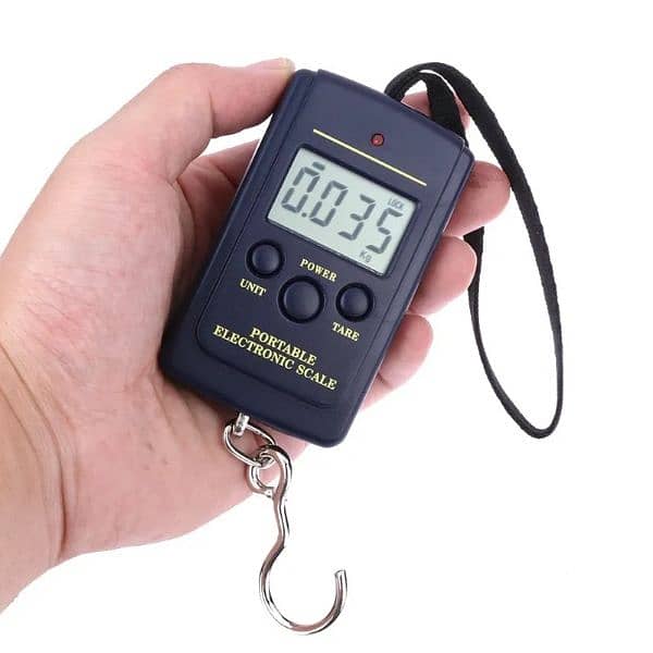 50Kg Travel Luggage Scale Portable Handheld Electronic Scale With 13