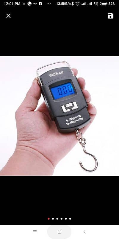 50Kg Travel Luggage Scale Portable Handheld Electronic Scale With 15