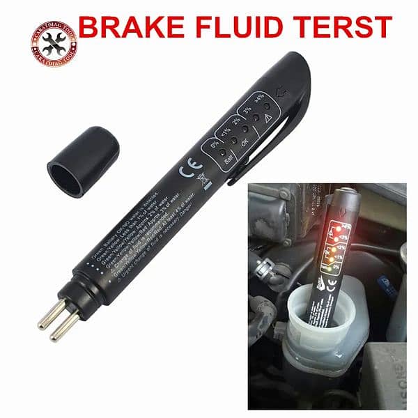 Car Brake Fluid Tester Car Diagnostic Tools 5 Leds Brake Fluid Te 8