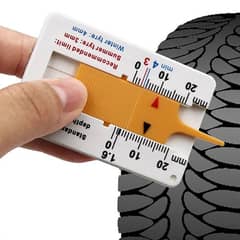 Car Tyre Manual Tire Tread Depth Gauge Meter Measurer Tool Calip