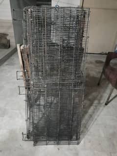 Folding cage available 8 portion and 4 portion