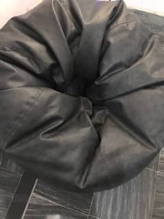 high quality leather bean bags