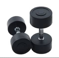 Rubber dumbbell 3×3=6kg | high quality with reasonable price.