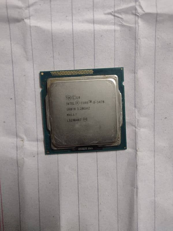 Core i5-3470 (3rd gen) processor and intel heatsink 1