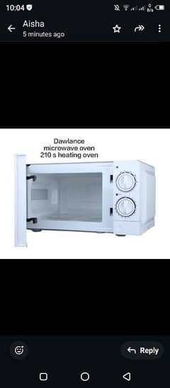 microwave oven