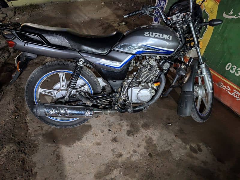 Suzuki GD 110s (Grey color) in good condition for sale 4