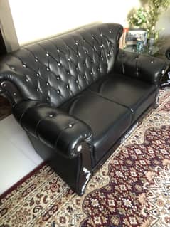 7 seater genuine leather sofa set