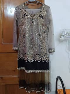 fully embroidered 2 pc suit