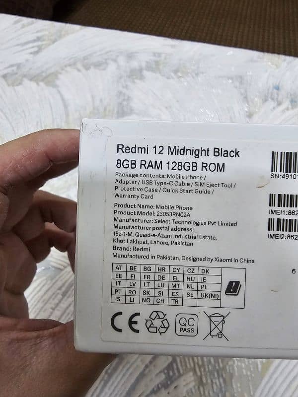 REDMI 12 Black 8GB/128GB 6