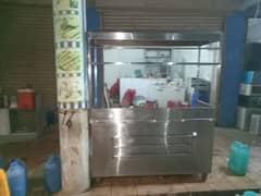 Stainless steel stove counter & front counter