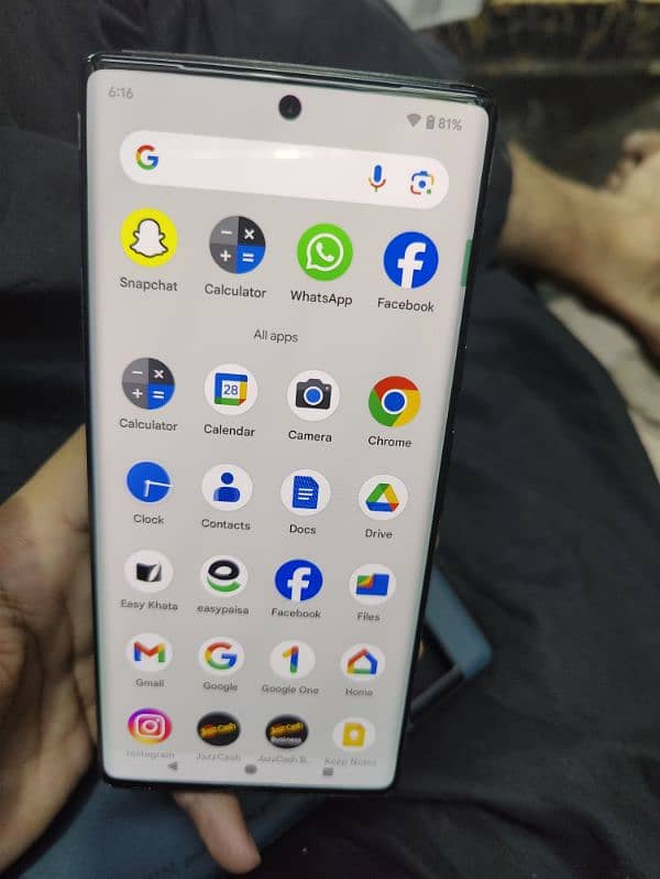 Google pixel 6pro 12GB 10%10 new NON pta eism time available osman pho 1