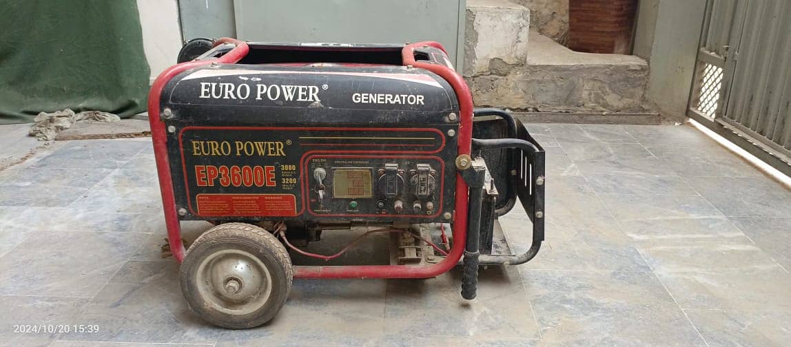 Euro Power Generator For Sale In Hayatabad Peshawar 0