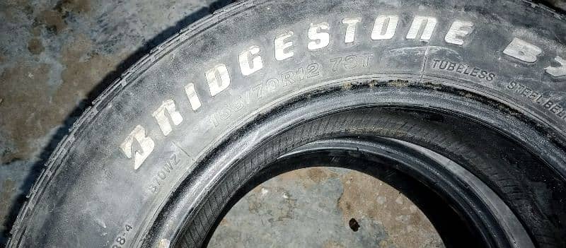 Old tyres Mehran 12 size 3