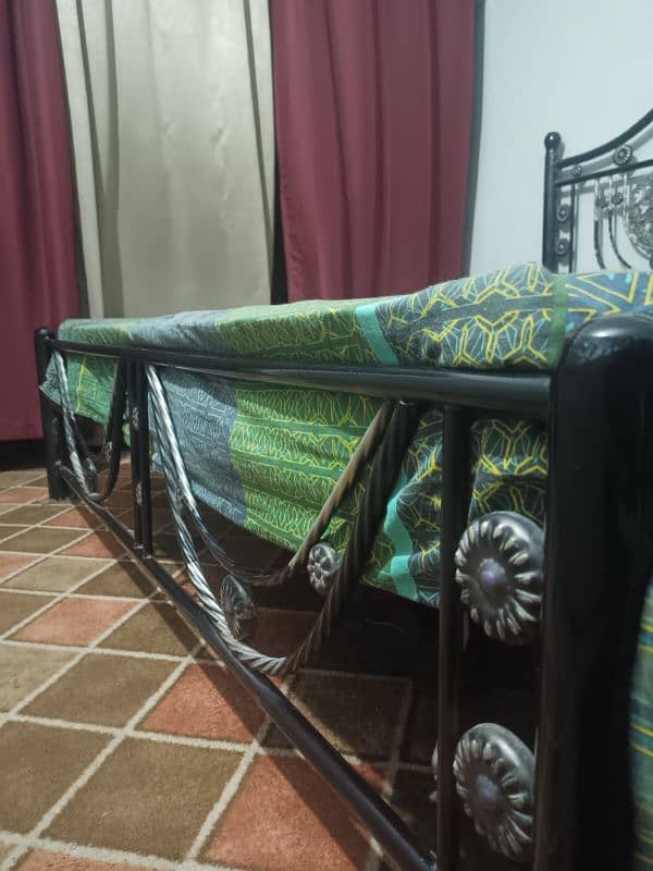 iron rod bed frame Beds 1094307376