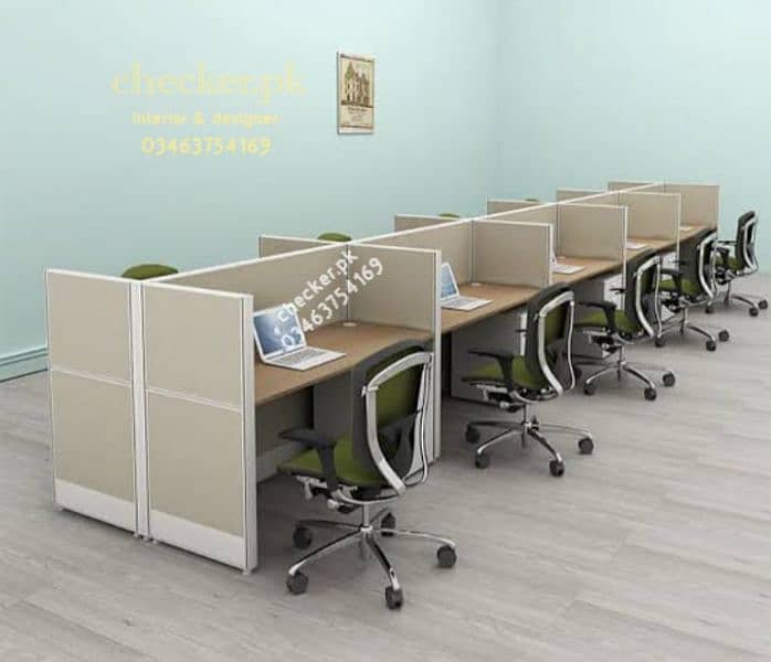 office table, conference table, workstation, cubical,executive counter 18