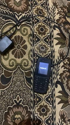 Nokia 105 for sale with charger 10 /10  contect  03116888534