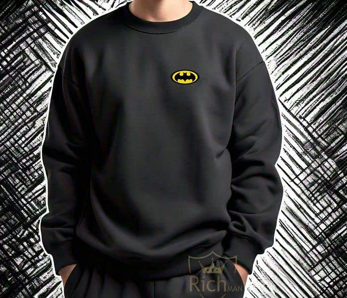 Men's fleece  printed sweatshirt 3