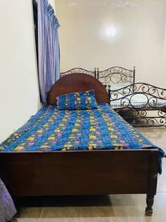 Wooden Single Bed