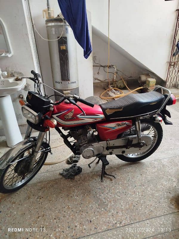 Honda cg 125 model 16 registration sukkur 3