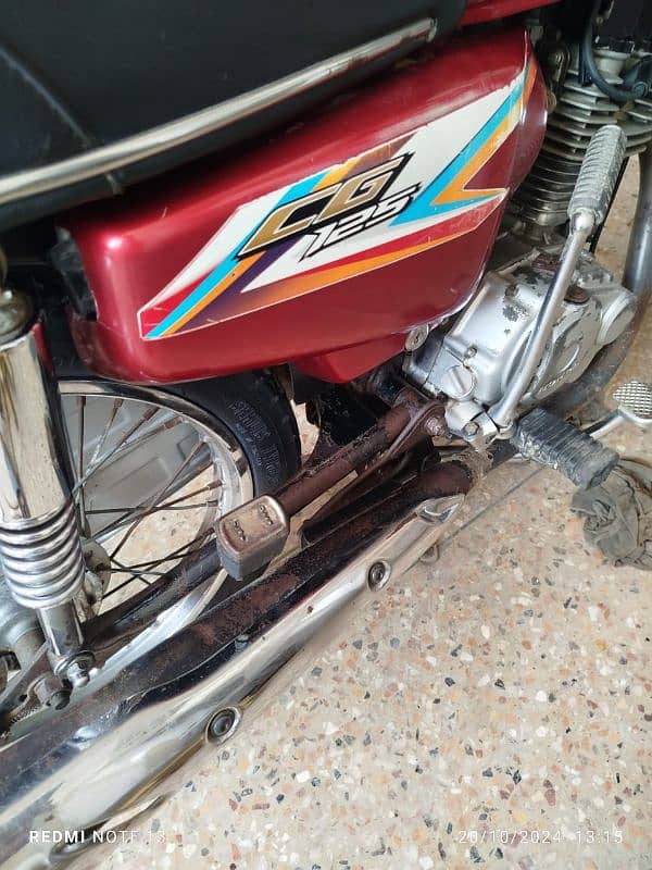 Honda cg 125 model 16 registration sukkur 10