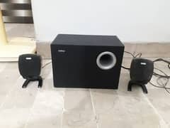 Edifier R201 2.1 heavy bass sound 0