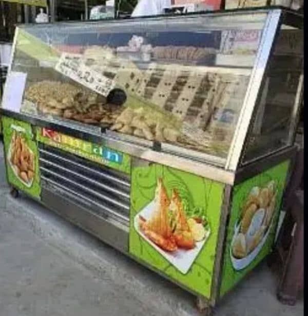 stainless steel Samosa display counter 1