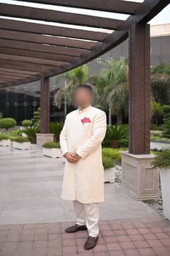 Long Prince Coat for Groom - Ivory color 0