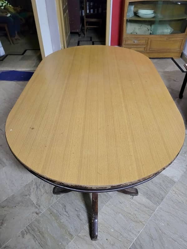 6 Seat wood Dining Table 0