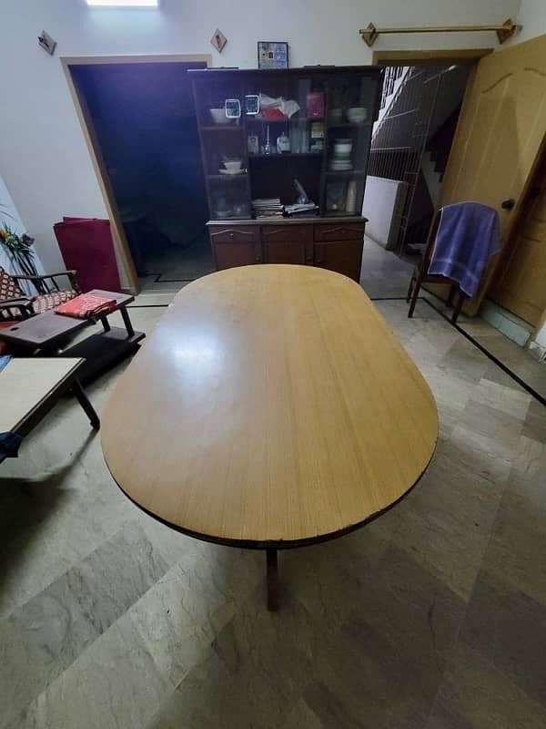 6 Seat wood Dining Table 2