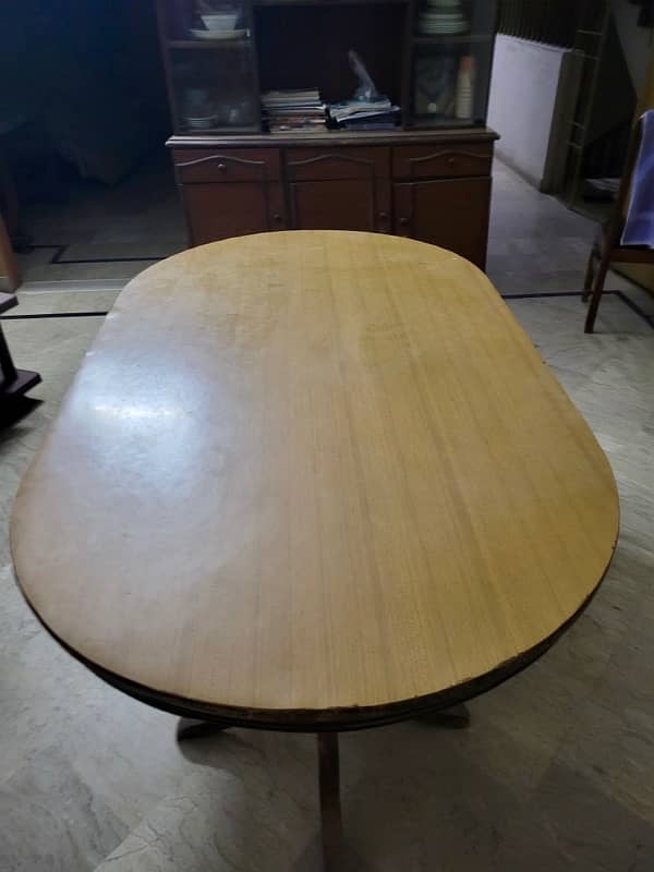 6 Seat wood Dining Table 7