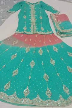 Bridal  Lehenga Set Shoes ,  & Jewelry Set  4 Sale