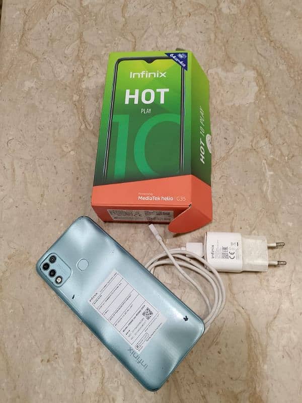 Infinix hot 10 Play all ok urgent sale 1